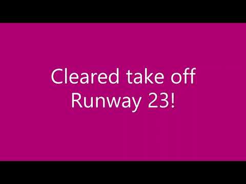 Cleared take off Runway 23!