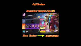 December Booyah Pass Full Review 🤩 ff new event/free fire new event#shorts#nextbooyahpass