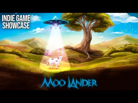 The hand-painted delights of Moo Lander || indie game showcase