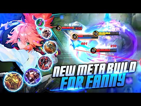 NEW META BUILD FOR FANNY + PERFECT ROTATION | FANNY RANK FULL GAMEPLAY | MLBB