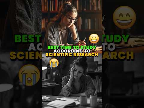 Which is the Best Time To Study According To Scientific Research😱📚🔥#class11 #besttimetostudy