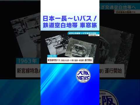 6時間半走破！バス停の数は？絶景と動物も遭遇？#路線バスの旅 #news