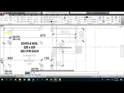 Fresh air CFM (Ventilation calculation) as per Ashrae standard of various spaces in school project