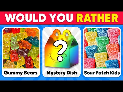 Would You Rather...? MYSTERY Dish Edition 🎁🎂🍫🍨 Quiz Kingdom