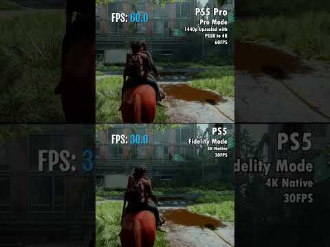 Last of Us Part 2 on PS5 Pro LOOKS as good at 60FPS vs. 30FPS Standard Console #ps5pro