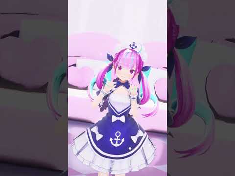 【MMDホロライブ】湊あくあ/いろはすてっぷ！【2K60Fps】#shorts #short