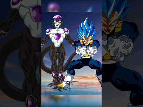 Black Frieza vs Vegeta Comparison Video #goku #dragonball #vegeta #anime