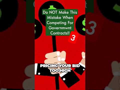 Government Contracts: AVOID THIS MISTAKE - 3 #governmentcontracts #smallbusiness #business