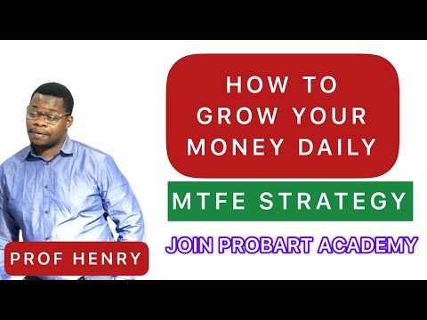 GROW YOUR MONEY DAILY | MTFE STRATEGY | PROBART ACADEMY