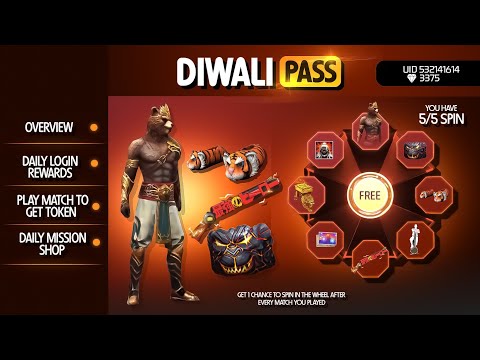 Diwali Pass Event Confirm Date 🤯 | New Event Free Fire Bangladesh Server|Free Fire New Event