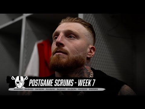 Maxx Crosby and Brock Bowers Postgame Media | Week 7 | NFL