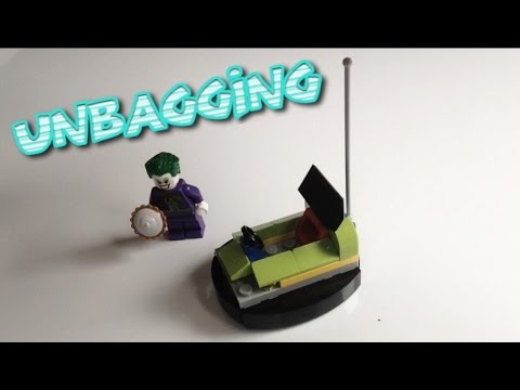 LEGO THE JOKER'S BUMPER CAR UNBAGGING