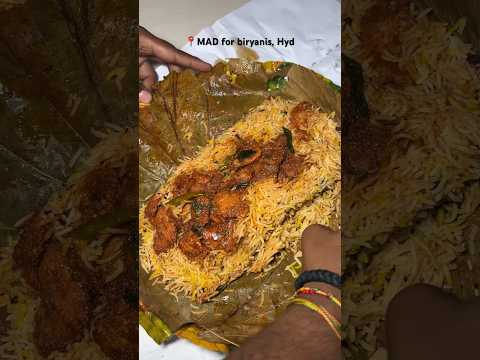 Fry pc biryani from MAD for biryanis #hyderabad #reels #trending #ytshorts #shorts