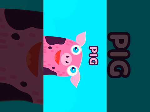 Your child will love this animation! Save to show them!🐶🐱🐸🐷🐮 #animalsounds #forkidsandchildren