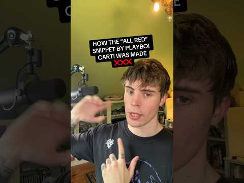 HOW THE “ALL RED” SNIPPET BY PLAYBOI CARTI WAS MADE (IN 30 SECONDS) ❌❌❌