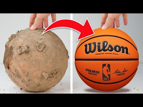 I Cleaned The World's DIRTIEST Basketball!