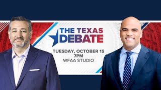 The Texas Debate: Ted Cruz vs. Colin Allred for U.S. Senate (REPLAY)