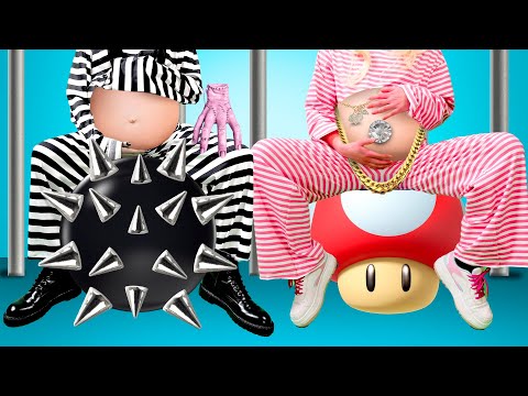 Rich Pregnant vs Broke Pregnant! Wednesday vs Princess in Jail || Funny Moments by Gotcha! Viral