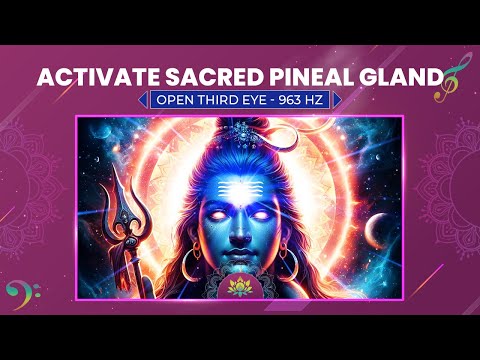 Activate Sacred Pineal Gland -Stimulate Powerful DMT Release & Awakening - Open Third Eye - 963 Hz