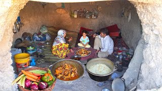 Exploring Iran's Nomadic Life Style | Cooking Persian Barberry Rice with Chicken