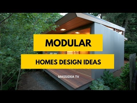 35+ Cool Modular Homes Design Ideas 2018