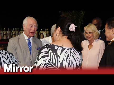 King Charles and Queen Camilla receive ceremonial welcome in Samoa