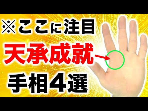 【手相】１万人に２人の珍手相☆ 人差し指下の天承成就手相４選【ソロモンの環・名誉フィッシュ】