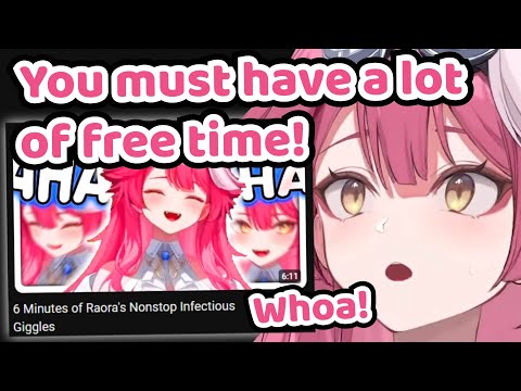 Raora Found Out That Someone Made a Video of Her Laughing For 6 Minutes Straight