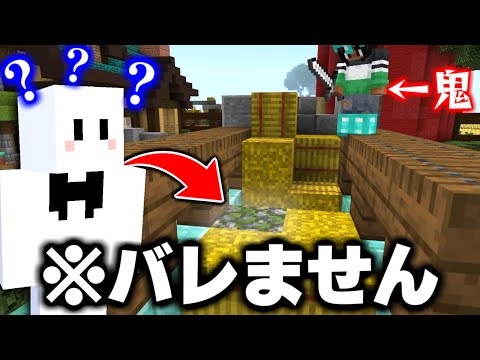 かくれんぼで最強すぎてなぜかこれがバレない【マインクラフト】