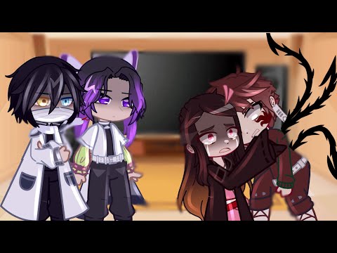 Past Hashiras React To Kamado Siblings || Demon Slayer || Gacha React