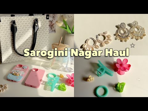 Sarojini Nagar Haul video 🛍️🍜| Aesthetic finds | H and M finds 😍 #haulvideo #sarojininagar #haul