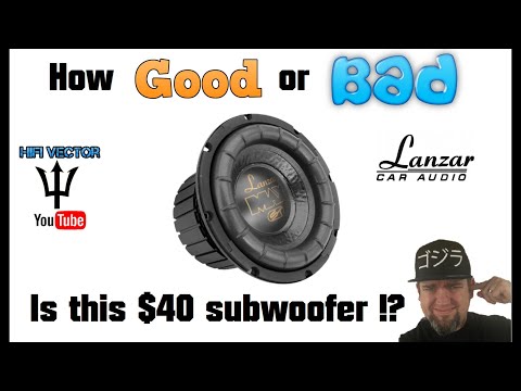 $40 Lanzar Max subwoofer How good or bad is it