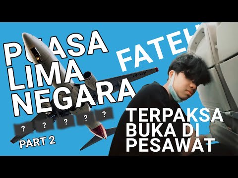 PERJALANAN JAUH Terpaksa Buka Puasa di PESAWAT !!! #puasa5negara