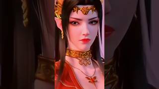 Battle through the havens queen medusa and xiao yan romantic scene #short_2024