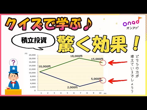 【新NISAを始める方必見！】意外と知らない積立投資＂驚きの効果＂