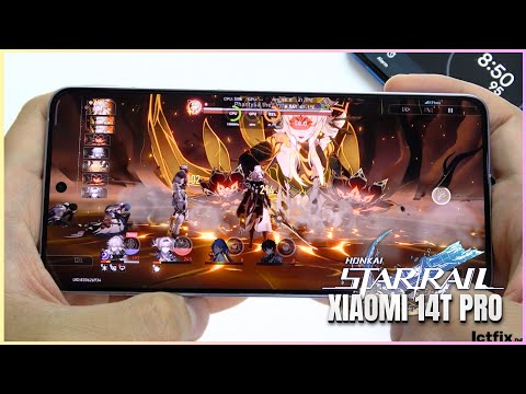 Xiaomi 14T Pro Honkai Star Rail Gaming test | Dimensity 9300+, 144Hz Display