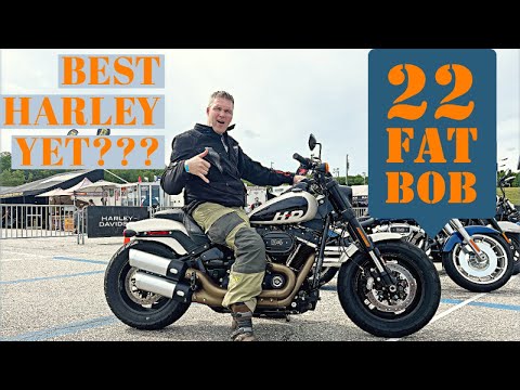 22 Harley Davidson Fat Bob Review Test Ride HONEST 2022