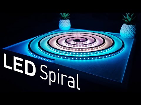 LED Wooden Spiral - DIY Tutorial!!