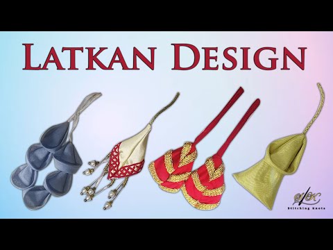 লটকন ডিজাইন ।।  Very Easy And Beautiful Latkan Design