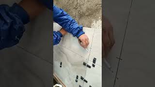 Tiles Installation 😱❤️ Cutting Tips #trendingshorts #tiles #ytshorts #installation #cuttingskills