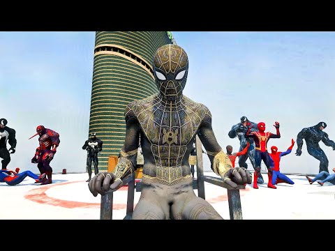 Black Spider-Man Rescues Spider-Man Brothers from Venom Soldiers! 😱 Ep.218