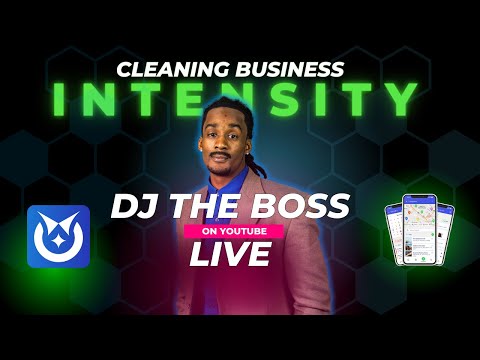 Commercial Cleaning Business Motivation: "intensity" Live with DJtheBoss