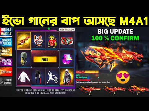 The Father Of The Evo Gun M4A1 Is Coming | Football Jersey Event Confirm Date | Free Fire New Event