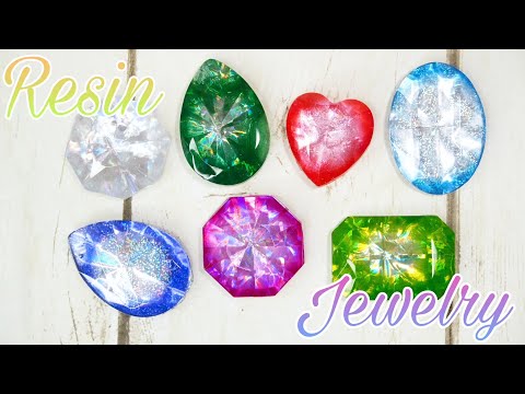 【UVレジン】キラキラ輝くジュエリーをたくさん作っちゃいました💎