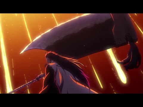 Kenpachi destroys a meteor with his Shikai - Nozarashi | Bleach TYBW episode 20