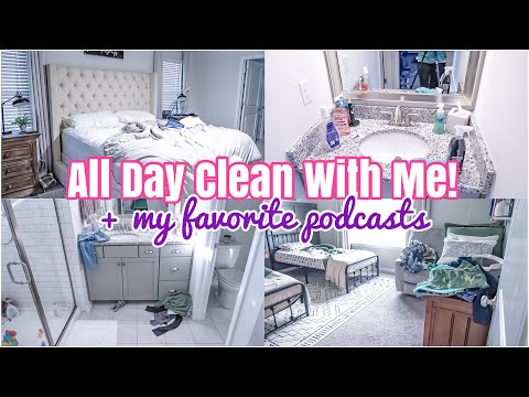 ALL DAY CLEAN WITH ME | SPEED CLEANING MOTIVATION | MESSY HOUSE TRANSFORMATION