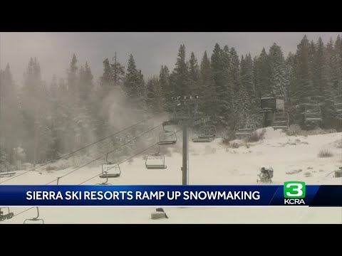 Ski resorts getting ready to start winter season earlier