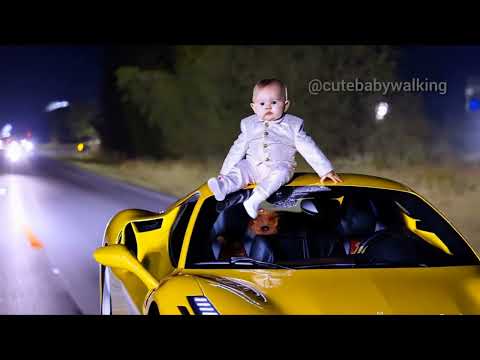 Baby’s Ultimate Ride: Driving Ferrari and Biking Adventure!"