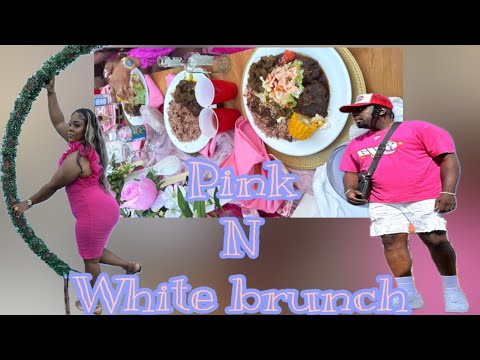 WE GOT INVITED TO THIS PINK N WHITE BRUNCH BIRTHDAY PARTY SEE WHAT UNFOLDED(vibes was lit 🔥)