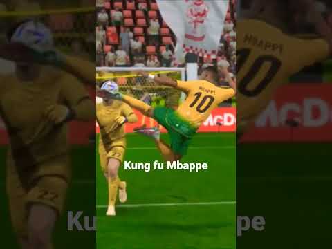 Mbappe kung-fu kick chip